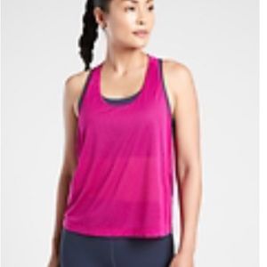 NWT ➕Size Athleta Vapor Scoop Tank Magenta Purple Sz 2X SOLD OUT ONLINE